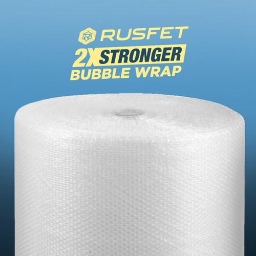 Plastik Bubble Wrap 125cm x 50m RUSFET Bubblewrap Packing Babel / ROLL