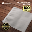 PREMIUM Travel Organizer Plastik Traveling Pouch Zipper Storage Bag