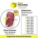 Plastik Vacuum Bag 14x22cm Polos Sealer Makanan DELKOCHOICE PREMIUM
