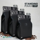 Standing Pouch VARIAN VALVE & NON VALVE FOIL Plastik Klip DELKOCHOICE