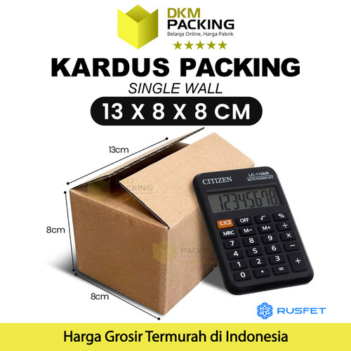 KARDUS PACKING KARTON BOX SMALL DUS KOTAK PACKAGING KECIL POLOS TEBAL