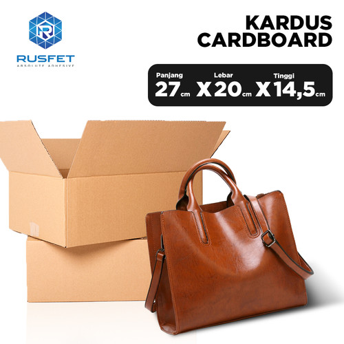 KARDUS PACKING KARTON BOX 27x20x14,5cm DUS KOTAK PACKAGING POLOS TEBAL