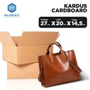 KARDUS PACKING KARTON BOX 27x20x14,5cm DUS KOTAK PACKAGING POLOS TEBAL