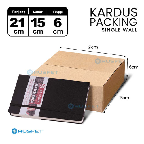 KARDUS PACKING KARTON BOX 21x15x6cm DUS KOTAK PACKAGING POLOS TEBAL