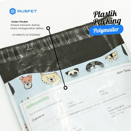 Polymailer SMALL Amplop Plastik Packing Kecil Polimailer /SATUAN