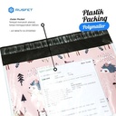 Polymailer Motif FOXY FRIEND Amplop Plastik Packing RUSFET /SATUAN