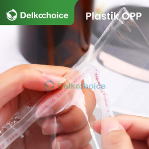 Plastik OPP SEAL LEM KUAT Kemasan Garment Makanan 10x12cm DELKOCHOICE