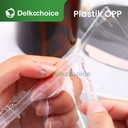 Plastik OPP SEAL LEM KUAT Kemasan Garment Makanan 10x12cm DELKOCHOICE