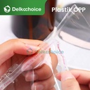 Plastik OPP SEAL LEM KUAT Kemasan Garment Makanan 11x13cm DELKOCHOICE