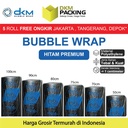 Plastik Bubble Wrap Hitam Premium 25CM x 50M TEBAL DKM+ Bubblewrap