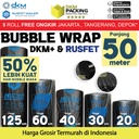 Plastik Bubble Wrap Hitam Premium 80CM x 50M TEBAL DKM+ Bubblewrap