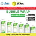 Plastik Bubble Wrap Bening Ekonomis 80CM x 50M TEBAL DKM+ Bubblewrap