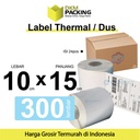 Label Thermal Sticker Kertas Printer Resi Stiker Barcode POS DUS