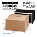KARDUS XTRA LARGE PACKING KARTON BOX KOTAK DUS RUSFET PACKAGING TEBAL