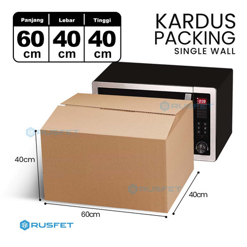 KARDUS PACKING KARTON XTRA LARGE BOX KOTAK DUS BESAR RUSFET PACKAGING
