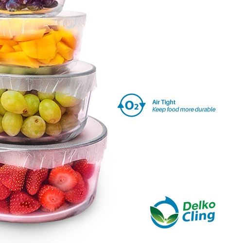 Plastik Cling Wrap Bungkus Makanan FOOD GRADE Wrapping FDA DELKOCHOICE