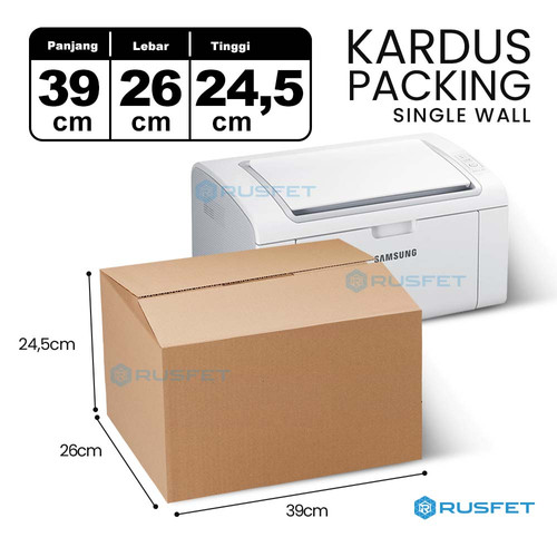 KARDUS PACKING KARTON BOX 39x26x24,5cm DUS KOTAK PACKAGING POLOS TEBAL