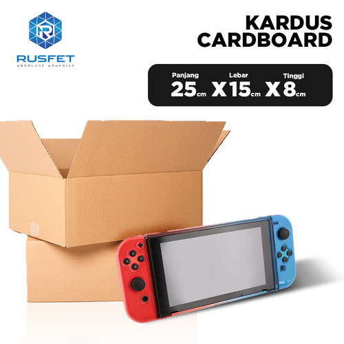 KARDUS PACKING KARTON BOX 25x15x8cm DUS KOTAK PACKAGING POLOS TEBAL