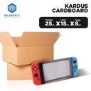 KARDUS PACKING KARTON BOX 25x15x8cm DUS KOTAK PACKAGING POLOS TEBAL
