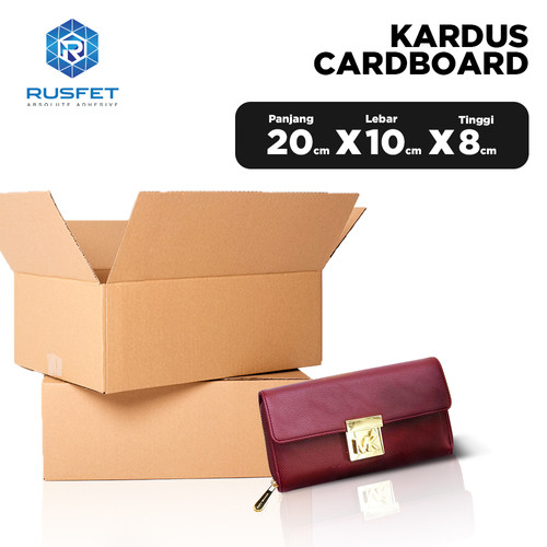 KARDUS PACKING KARTON BOX 20x10x8cm DUS KOTAK PACKAGING POLOS TEBAL