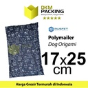 Polymailer Motif DOG ORIGAMI Amplop Plastik Packing RUSFET / SATUAN