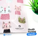 Polymailer CUTTIES CAT Amplop Plastik Packing Motif Cat RUSFET /SATUAN