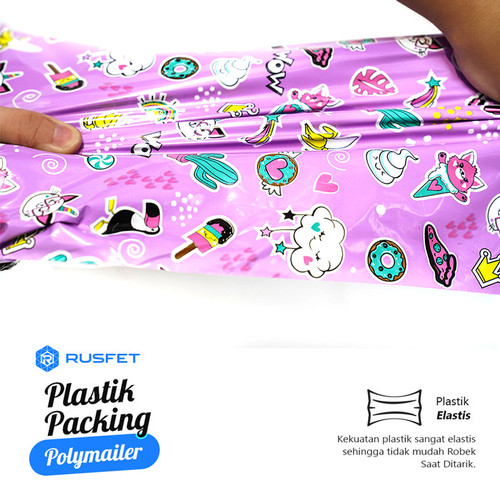 Polymailer CANDY ICE Amplop Plastik Packing Polimailer RUSFET / SATUAN