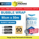 Plastik Bubble Wrap Packing 90CMx50M Bubblewrap DKM RUSFET TEBAL ROLL