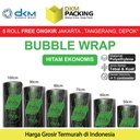 Plastik Bubble Wrap Hitam Ekonomis 25CM x 50M TEBAL DKM+ Bubblewrap