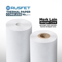 Kertas Thermal Core Coreless Kertas Printer Resi Barcode POS DUS
