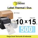 Label Thermal Sticker Kertas Printer Resi Stiker Barcode POS DUS