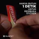 Sticker Fragile Unboxing HANDLE WITH CARE Stiker Cromo isi 200 / Pack