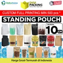Standing Pouch 9 & 10cm DELKOCHOICE Plastik Klip Kemasan Seal Makanan