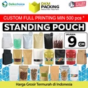Standing Pouch 9 & 10cm XTRA SMALL DELKOCHOICE Plastik Kemasan Makanan