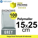 Polymailer PACK GREY 15x25cm Amplop Plastik Packing Olshop EKONOMIS