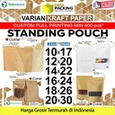 Standing Pouch KRAFT PAPER VARIASI DELKOCHOICE ZIPLOCK TERMURAH