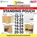 Standing Pouch VARIASI KRAFT PAPER ZIPLOCK DELKOCHOICE TERMURAH