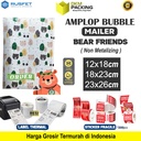 AMPLOP BUBBLE WRAP BEAR FRIENDS RUSFET BUBBLE BAG MAILER PREMIUM