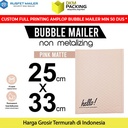 AMPLOP BUBBLE WRAP PINK 25x33cm RUSFET BUBBLE BAG MAILER PREMIUM