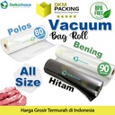 Vacuum Makanan POLOS EMBOSS ROLL SMOOTH BINTIK Plastik Vakum PREMIUM