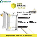 PLASTIK SACHET BAG 20X30CM KEMASAN SASET ALU FULLMETZ FOIL DELKOCHOICE