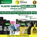 KANTONG PLASTIK SAMPAH JUMBO Trash Bag HITAM TEBAL TERMURAH SATUAN