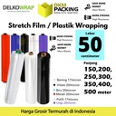 Plastik Wraping Stretch Film 50cm DELKOWRAP WRAPPING BERWARNA SATUAN