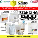 Standing Pouch VARIAN PUTIH DELKOCHOICE Plastik Klip Kemasan Makanan