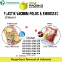 Plastik Vacuum Bag Makanan POLOS EMBOSS Vakum DELKOCHOICE PREMIUM