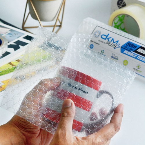 Plastik BubbleWrap 125cmx50m DKM PLUS BUBBLE WRAP BERWARNA MURAH ROLL
