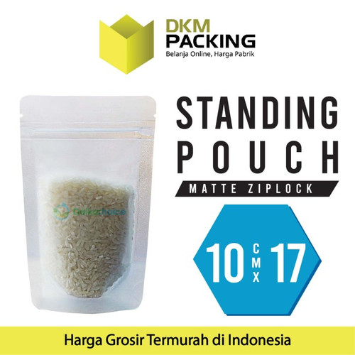 Standing Pouch 9 & 10cm DELKOCHOICE Plastik Klip Kemasan Seal Makanan