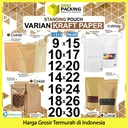Standing Pouch VARIASI KRAFT PAPER ZIPLOCK DELKOCHOICE TERMURAH SATUAN