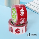 Lakban FRAGILE PREMIUM Plakban Isolasi HANDLE WITH CARE Stiker /SATUAN