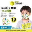 Masker 3D KF94 4PLY DELKOCHOICE Adult & Kids PACK isi 10pcs FACE MASK